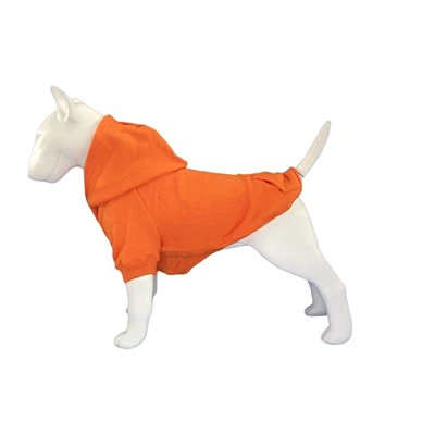 Sudadera con capucha para perro naranja